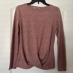 Workshop Republic Clothing Blush Long Sleeve Top
